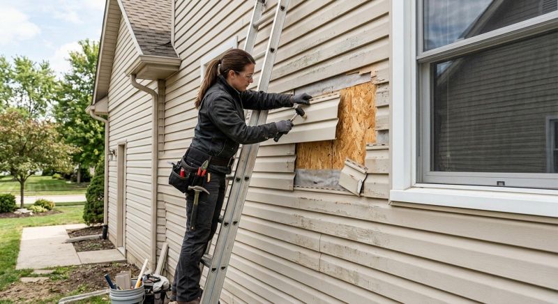 Repairing Storm-Damaged Siding