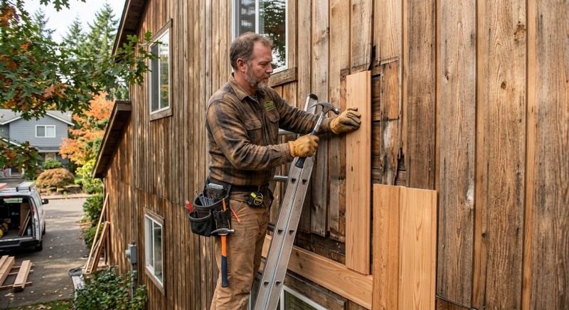Repairing Storm-Damaged Siding