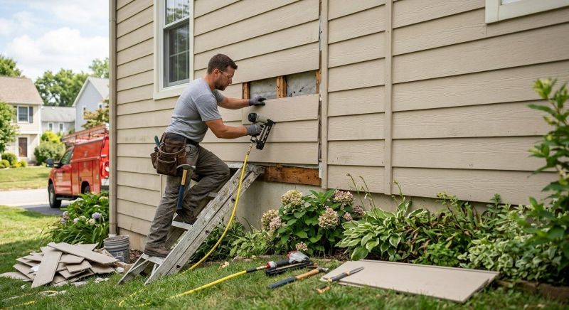 Repairing Storm-Damaged Siding