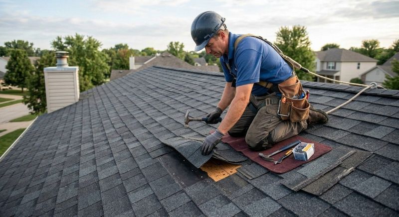Storm Damage Roof Repair In Groton