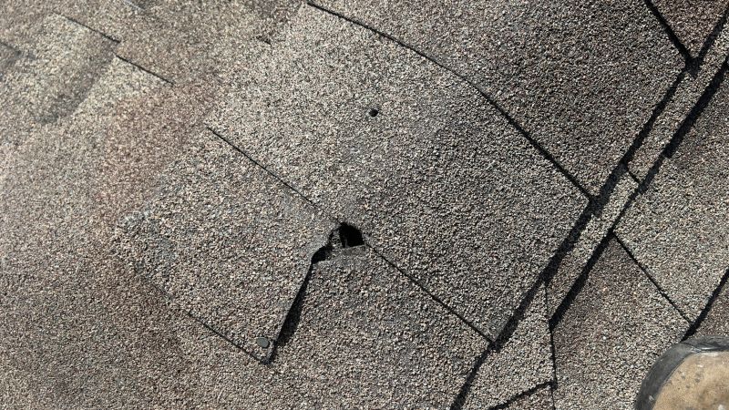 Storm Damage Roof Repair In Groton