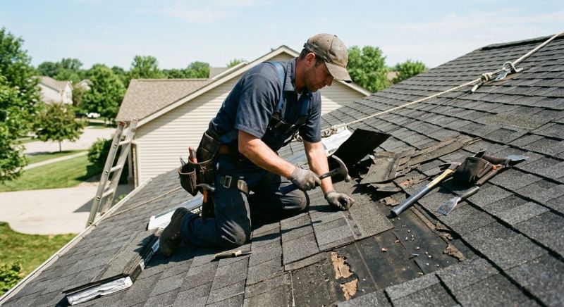 Storm Damage Roof Repair In Groton