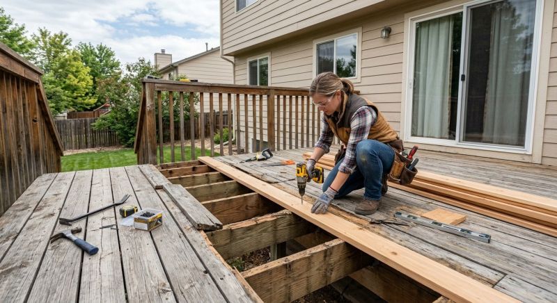 Repairing Loose Deck Boards And Railings