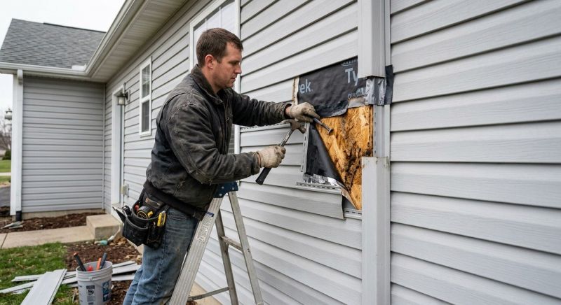 Repairing Storm-Damaged Siding